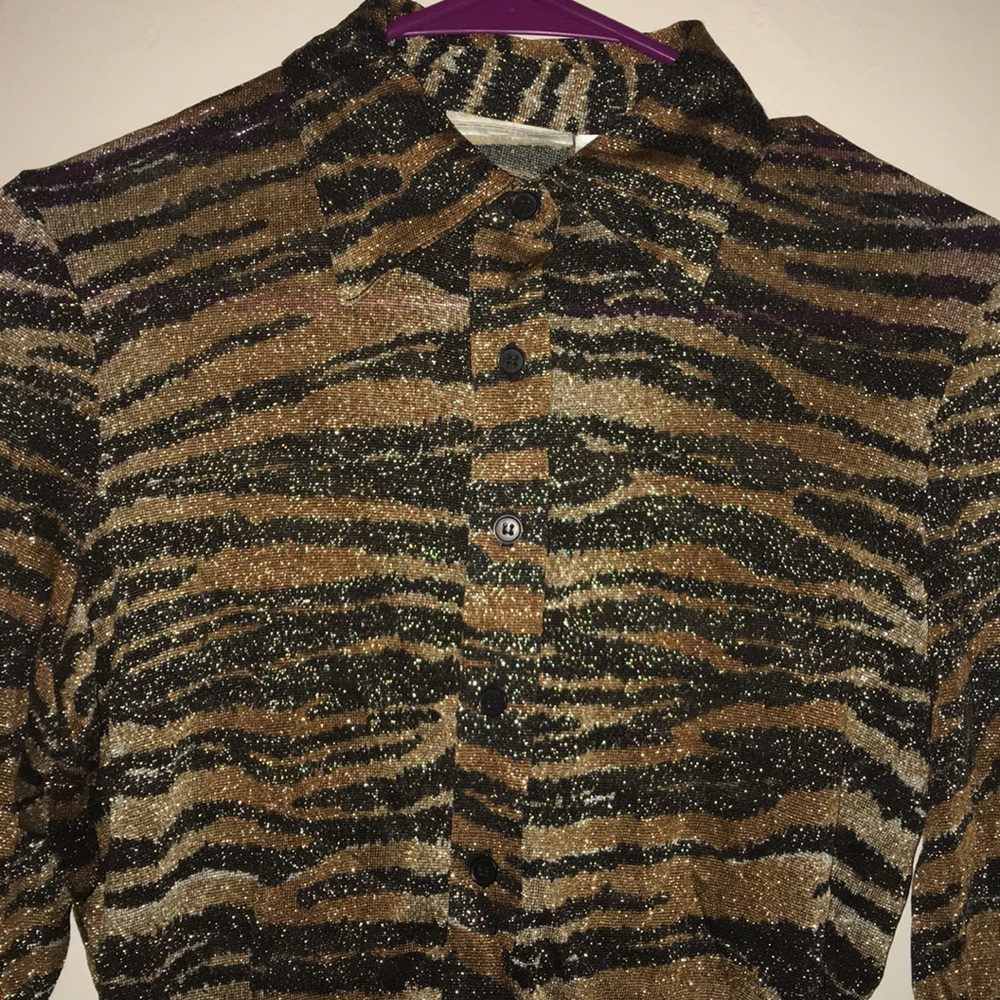 Sheer Leopard Blouse